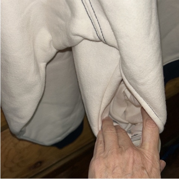 Free People NWT All Star Patch Pullover Size Large in Ivory Patch Combo - Picture 13 of 13